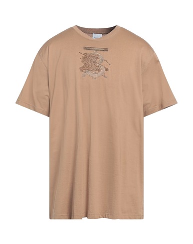 BURBERRY T-shirt Cammello 100% Cotone