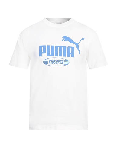 PUMA T-shirt X KIDSUPER STUDIOS Off white 100% Cotone, Poliestere