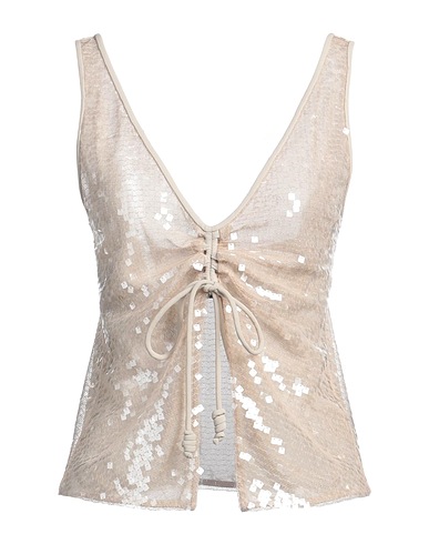 EMPORIO ARMANI Top Beige 100% Polyester