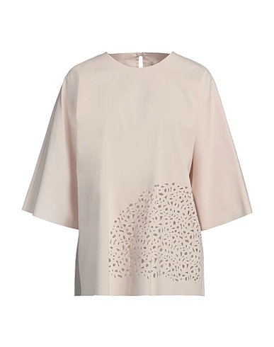 LIVIANA CONTI Top Beige 64% Cotton, 31% Polyamide, 5% Elastane