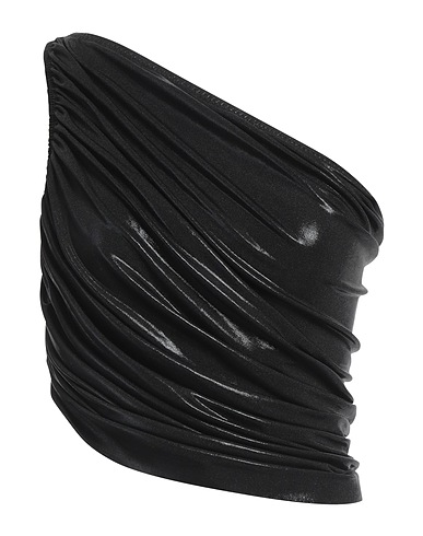 NORMA KAMALI Top Nero 95% Poliestere, 5% Elastan, Nylon