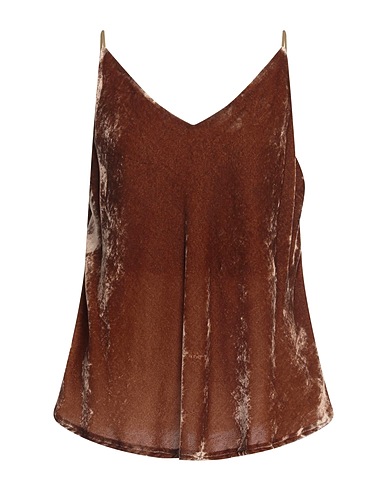 OTTOD'AME Camisole TRÉSOR Brown 82% Rayon, 18% Polyamide