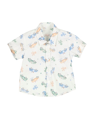 LE BEBÉ Patterned shirt White 97% Cotton, 3% Elastane