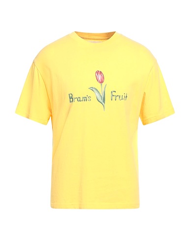 BRAM'S FRUIT T-shirt Giallo 100% Cotone