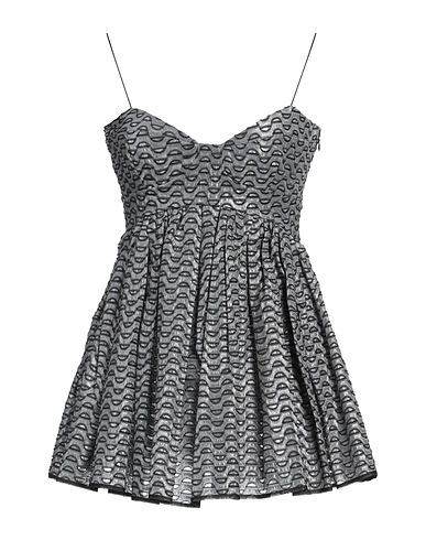CECILIE BAHNSEN Top Grey 83% Polyester, 17% Metallic Polyester
