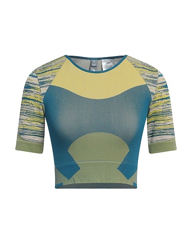 ADIDAS by STELLA McCARTNEY Top Deep teal 73% Recycled polyester, 22% Recycled polyamide, 5% Elastane