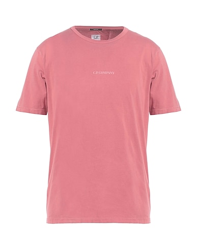 C.P. COMPANY T-shirt basique Vieux rose 100% Coton