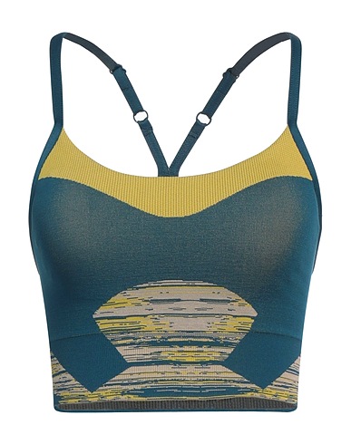 ADIDAS by STELLA McCARTNEY Top Deep teal 70% Recycled polyester, 21% Recycled polyamide, 9% Elastane
