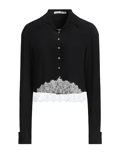 OLIVIER THEYSKENS Camicie e bluse in seta Nero 100% Seta