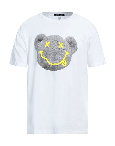 BLACK SCORE T-shirt White 100% Organic cotton