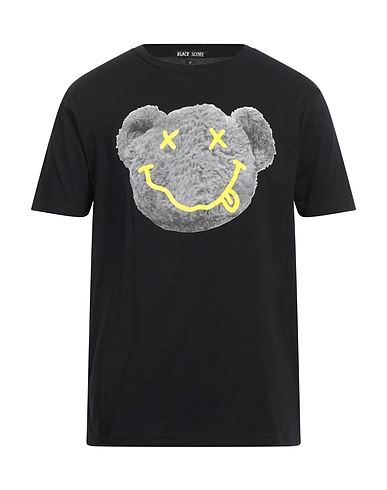 BLACK SCORE T-Shirt Schwarz 100% Organische Baumwolle