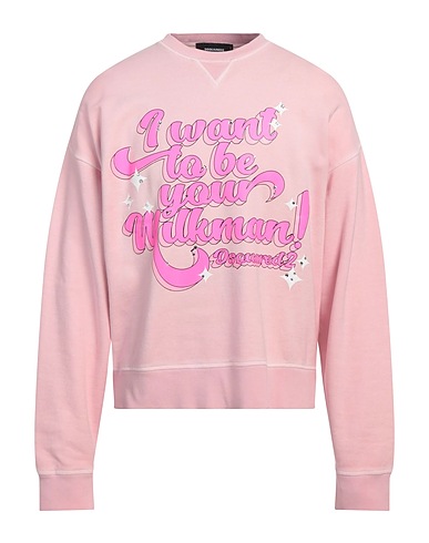 DSQUARED2 Sweatshirt Pink 100% Cotton, Elastane