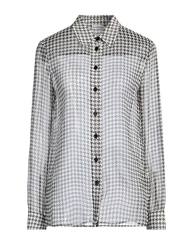 BURBERRY Patterned shirts & blouses White 100% Silk