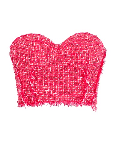 PATRIZIA PEPE Top Fucsia 62% Cotone, 23% Poliestere, 12% Acrilico, 3% Altre Fibre