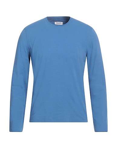 HERITAGE Basic T-Shirt Slate blue 95% Cotton, 5% Elastane