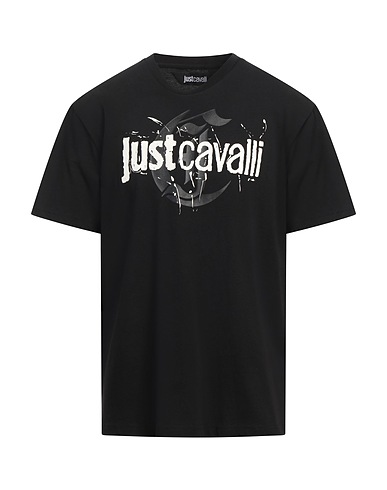 JUST CAVALLI T-shirt Black 100% Cotton