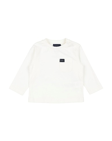 FAY T-shirt Bianco 100% Cotone, Elastan