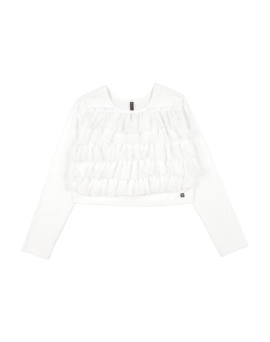 MANILA GRACE Top White 94% Cotton, 6% Elastane