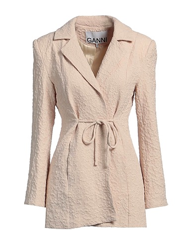GANNI Blazer Sand 58% Recycled polyester, 42% Polyester