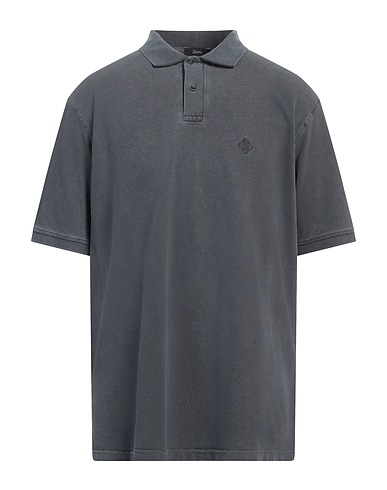 HERNO Polo Piombo 100% Cotone, Poliestere