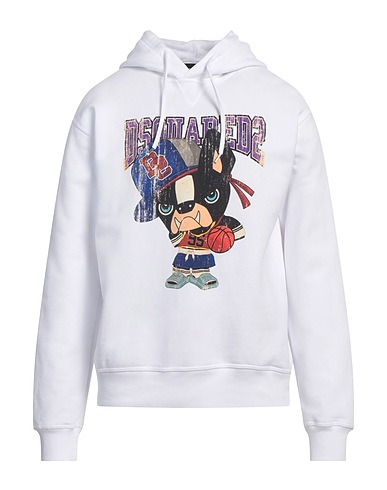DSQUARED2 Толстовка Белый 100% Хлопок