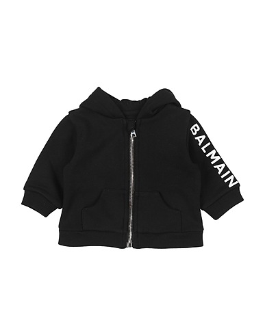 BALMAIN Sweatshirt Black 100% Cotton, Elastane