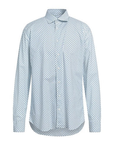 BASTONCINO Patterned shirt White 100% Cotton