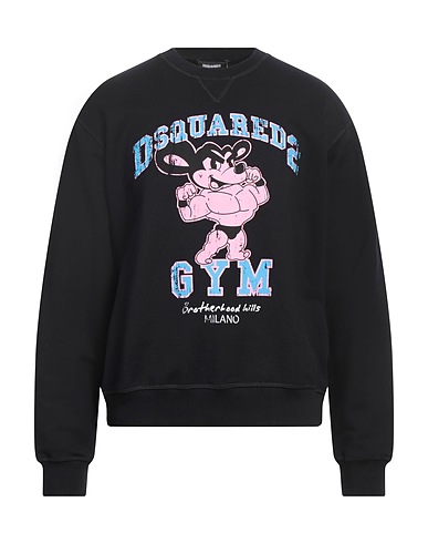 DSQUARED2 Sweatshirt Black 100% Cotton