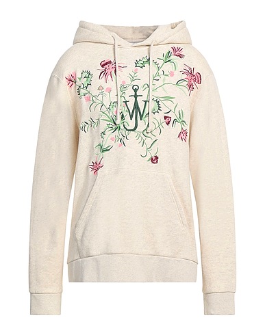 JW ANDERSON Hooded track jacket 100% Cotton, Elastane