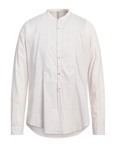 DNL Camicia fantasia Bianco 100% Cotone