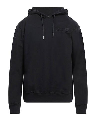 SCHOTT N.Y.C. Hooded track jacket  Black 100% Cotton