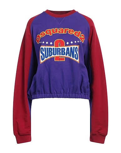 DSQUARED2 Sweatshirt Purple 100% Cotton