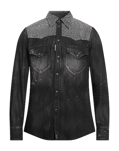 DSQUARED2 Chemise en jean 100% Coton, Aluminium