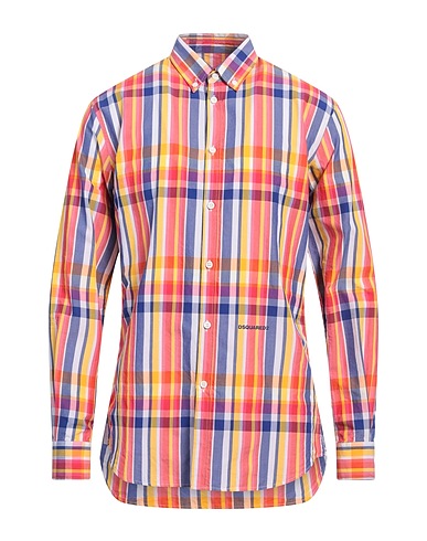 DSQUARED2 Checked shirt Red 100% Cotton