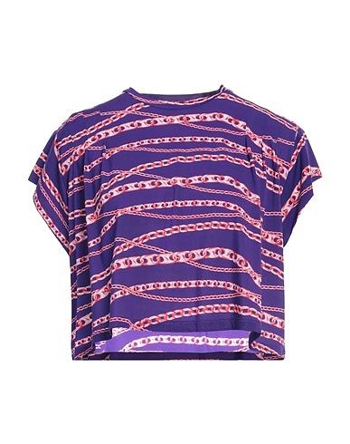 RABANNE T-shirt Purple 83% Cupro, 17% Elastane