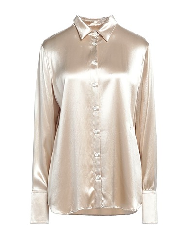 FERRAGAMO Solid color shirts & blouses Beige 100% Viscose