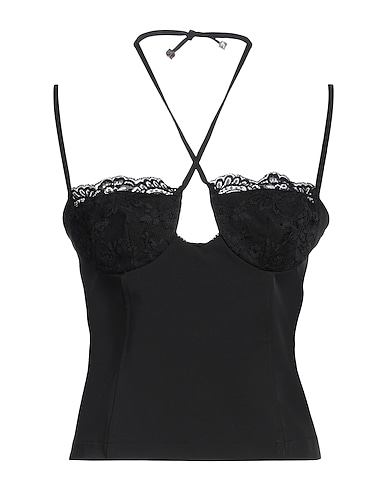 BLUMARINE Bustier Black 95% Polyester, 5% Elastane, Polyamide