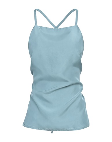 BARENA Silk top Pastel blue 100% Silk