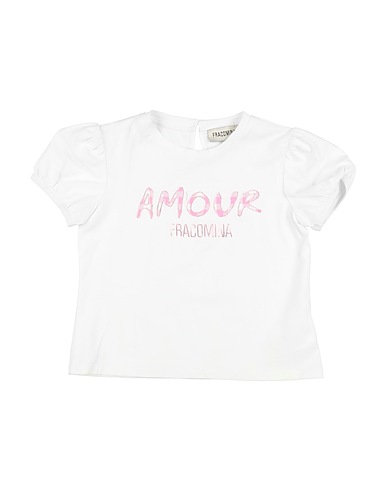 FRACOMINA MINI T-shirt White 95% Cotton, 5% Elastane