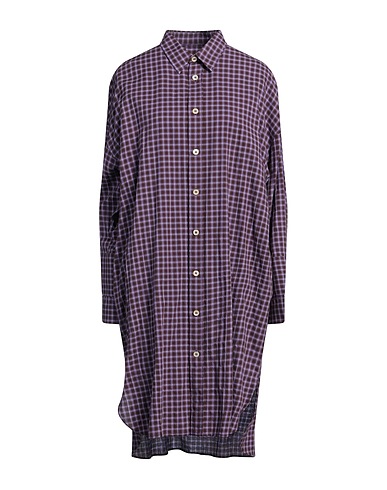ACADEMIA Midi dress Purple 98% Cotton, 2% Elastane