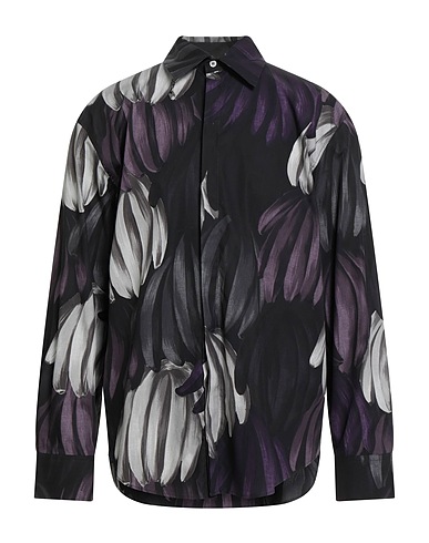 MSGM Patterned shirt GRIGIO CHIARO 100% Cotton