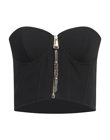 MOSCHINO Bustier Black 70% Acetate, 30% Viscose