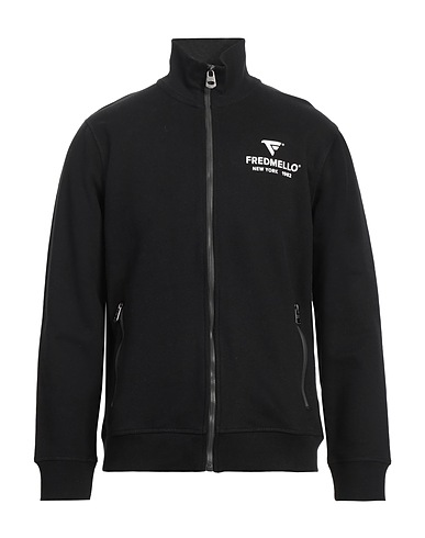 FRED MELLO Sweatshirt Black 100% Cotton