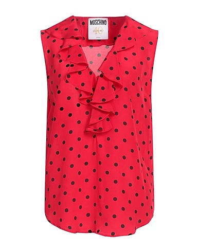 MOSCHINO Silk top Red 100% Silk