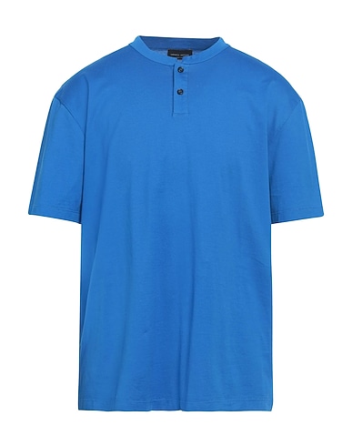 ROBERTO COLLINA T-Shirt AZZURRO 100% Baumwolle