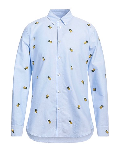 DSQUARED2 Shirts Light blue 100% Cotton