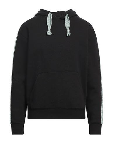 MISSONI Hooded track jacket  Black 80% Cotton, 20% Polyester