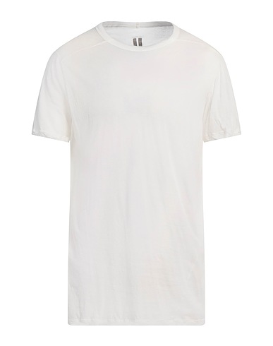 RICK OWENS Basic T-Shirt White 100% Cotton