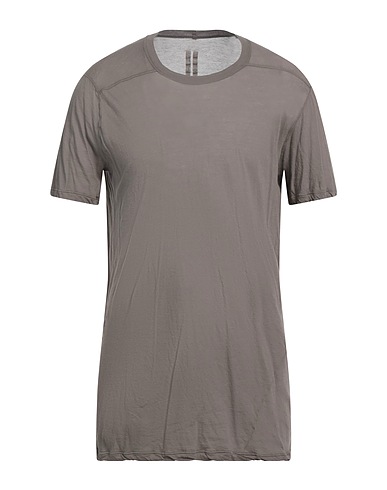 RICK OWENS Basic T-Shirt Grey 100% Cotton