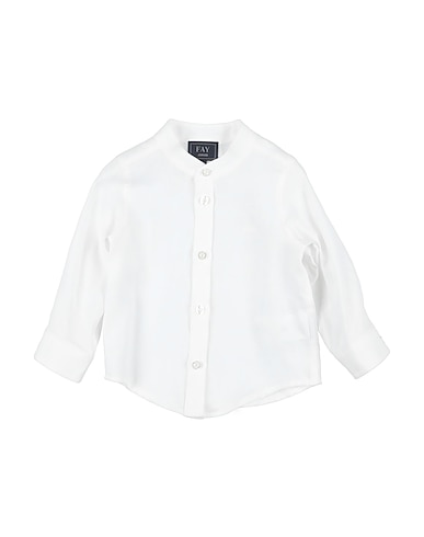 FAY Chemise de couleur unie 100% Lin